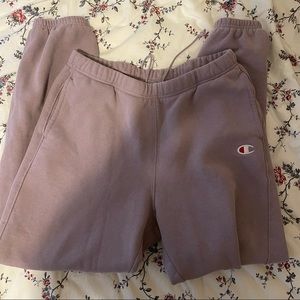 Lilac Champion Reverse Weave Sweatpants